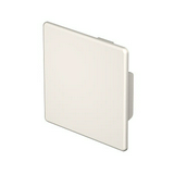 Végzáró balos/jobbos 60mm x 60mm x kezeletlen műanyag krémfehér WDK HE60060CW OBO-BETTERMANN
