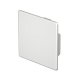Végzáró balos/jobbos 60mm x 60mm x kezeletlen műanyag világosszürke WDK HE60060LGR OBO-BETTERMANN