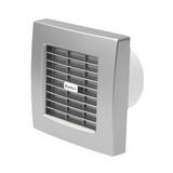 Ventilátor időzítő aut.zsalu ezüst IPX4 100mm csőre 100m3/h axiál 230V TWISTER AOL100T SF KANLUX