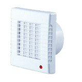 Ventilátor golyóscsapágy időzítő páraérzékelő aut.zsalu IP24 100mm csőre 98m3/h 100AZTHL SIKU