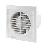Ventilátor időzítő páraérzékelő rovarvédő háló IP34 100mm csőre 95m3/h axiál 230V 100 STH VENTS