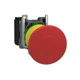Vészgomba-nyomó komplett d22 1ny süllyesztett 40mm-fej húzó nyugtázás IP66 Harmony XB5 Schneider