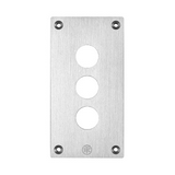Vezérlőegység előlap 3-poz. alumínium 22mm-átmérő 72mmx 138mmx Harmony XAP Schneider