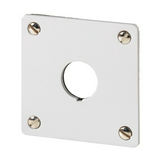 Vezérlőkészülék-beépítőpanel 1-poz. alumínium 22mm-átmérő szürke 72mmx 72mmx M22-E1 EATON