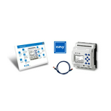 Vezérlőrelé indulókészlet 24VDC 4AI 8DI 4DO 20.4-28.8V/DC 0.5A kijelzővel EASY-E4-DC-12TC1 EATON
