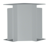 Vezetékcsatorna belső sarok fedél 61mm x 150mm x 90° kezeletlen műanyag LF/LFH/FB Hager
