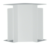 Vezetékcsatorna belső sarok fedél 61mm x 150mm x 90° kezeletlen műanyag LF/LFH/FB Hager