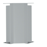 Vezetékcsatorna belső sarok fedél 61mm x 230mm x 90° kezeletlen műanyag gránitszürke LF Hager