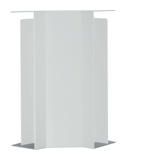Vezetékcsatorna belső sarok fedél 61mm x 230mm x 90° kezeletlen műanyag világosszürke LF Hager