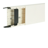 Vezetékcsatorna fedéllel műanyag 110mm x 40mm x 2000mm fényesfehér kezeletlen LFF Hager