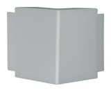 Vezetékcsatorna külső sarok 61mm 150mm x 90° kúpfedél műanyag gránitszürke halogénmentes LF Hager