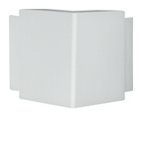 Vezetékcsatorna külső sarok 61mm 150mm x 90° kúpfedél műanyag világosszürke LF Hager