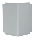 Vezetékcsatorna külső sarok 61mm 230mm x 90° kúpfedél műanyag gránitszürke LF Hager