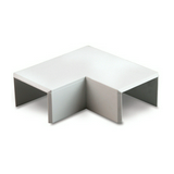 Vezetékcsatorna lapos sarok MIK 16/25-höz fedél 16mm 25mm x 90° kezeletlen SFW 16/25 Dietzel