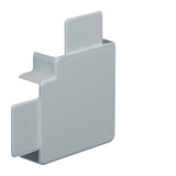 Vezetékcsatorna lapos sarok kúpfedél 18mm 45mm x 90° kezeletlen műanyag gránitszürke LF Hager