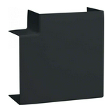 Vezetékcsatorna lapos sarok kúpfedél 60mm 110mm x 83-97° kezeletlen műanyag antracit LFF Hager