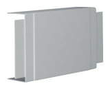 Vezetékcsatorna T-idom 150mm x 61mm kúpfedél kezeletlen műanyag gránitszürke LF/LFH/FB Hager
