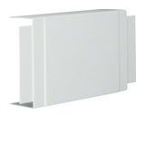 Vezetékcsatorna T-idom 150mm x 61mm kúpfedél kezeletlen műanyag világosszürke LF/LFH/FB Hager