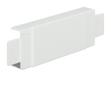 Vezetékcsatorna T-idom 45mm x 18mm kúpfedél kezeletlen műanyag fényesfehér LF Hager