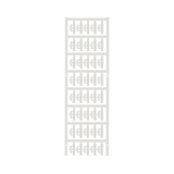 Vezetékjelölő feliratozható kapcsos 0,75-2,5mm2 21x5,8mm kártya 21mm SFC 1/21 MC NE WS Weidmüller