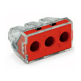 Vezetékösszekötő átlátszó 3-pólus 2.5-6mm2 41A 400V átlátszó Nem oldható