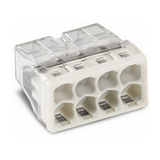 Vezetékösszekötő átlátszó 8-pólus 0.5-2.5mm2 24A 450V WAGO