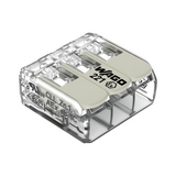 Vezetékösszekötő oldható 20A/440V AEx eb IIC 3-pólus 0.2-4mm2 24.5A 440V színtelen WAGO