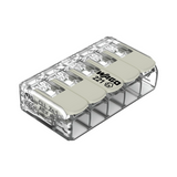 Vezetékösszekötő oldható 20A/440V AEx eb IIC 5-pólus 0.2-4mm2 24.5A 440V színtelen WAGO
