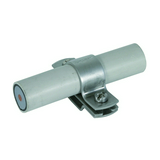 Vezetőtartó HVI-vezetékhez furattal Rd23 nemesacél V2A 10.0mm LH ZS 23 H10 B6.5X16 V2A DEHN