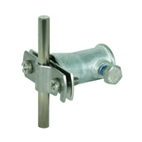 Vezetőtartó NIRO Rd7-10mm nemesacél V2A csavarbilincs LH 7.10 BB16 V2A ZG DEHN