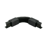 Világítási sín csatlakozó flexibilis 3F IP20 3700W/fázis 230-400V 3F fekete Lumicanto Prime LED line