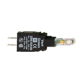 Világító blokk LED 12-24V/AC 12-24V/DC fehér-fényű előlapra csúszósarus Harmony XB6 Schneider