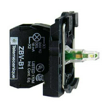 Világító blokk LED 230-240V/AC kék-fényű előlapra csavaros Harmony XB5 Schneider