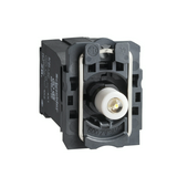 Világító blokk trafóval LED 400V/AC piros-fényű BA9s előlapra csavaros Harmony XB5 Schneider