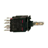 Világító nyomó blokk 1z 1,5A/AC-15/230V LED 12-24V/AC 12-24V/DC sárga-fényű Harmony XB6 Schneider
