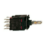 Világító nyomó blokk 1z 1ny 1,5A/AC-15/230V LED 12-24V/AC 12-24V/DC Harmony XB6 Schneider