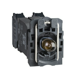 Világító nyomó blokk trafóval 1z 1ny 3A/AC-15/240V izzó 230V/AC BA9s Harmony XB5 Schneider