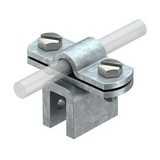 Villámvédelmi kapocs merítetten horganyzott acél 10mm-befogás 270 8-10 FT OBO-BETTERMANN