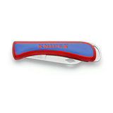 Villanyszerelő kés összecsukható 80mm-penge 120mm-hossz KNIPEX
