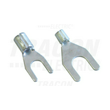 Villás saru 2,5mm2 4M/csavar villás-alakú réz ónozott TRACON