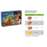 WAGO LAC SET 2025-1 Vezetékösszekötő csomag 350db + 1 db LEGO City - Adventi naptár 2025
