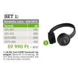 Vezetékösszekötő 24-32A/450V 700db +JBL fejhallgató Wago Profiset SET-1 WAGO