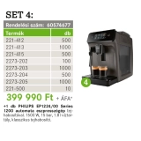 Vezetékösszekötő 24-32A/450V 4600db +Philips kávégép Wago Profiset SET-4 WAGO