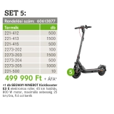 Wago Profiset SET-5 5600db vezetékösszekötő + Ninebot elektromos roller