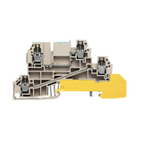 Elosztóblokk TS35 3-szintes 24A 0.5-2.5mm2 bézs csavaros WDL 2.5/N/L/PE Weidmüller