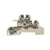 Elosztó sorkapocs TS35 2-szint 2-poz 0.5-2.5mm2/érvéghüvely 24A bézs WDL 2.5/S/L/L Weidmüller