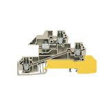Elosztóblokk TS35 3-szintes 24A 0.5-2.5mm2 bézs csavaros WDL 2.5/S/NT/L/PE Weidmüller