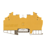 Mérő-bontó sorkapocs 10A 250V csavaros bézs 0.5-1.5mm2/sokerű WDT 1.5/3 DB/GE Weidmüller