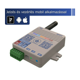 WiFi/4G termosztát hőmérséklet figyelés/riasztás APP-ból  Thermostar SECURECOM
