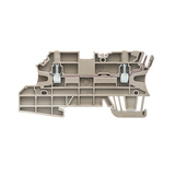 Átmenő sorkapocs TS35 1-szint 3-poz 0.5-2.5mm2/érvéghüvely 24A bézs WMF 2.5 BLZ Weidmüller